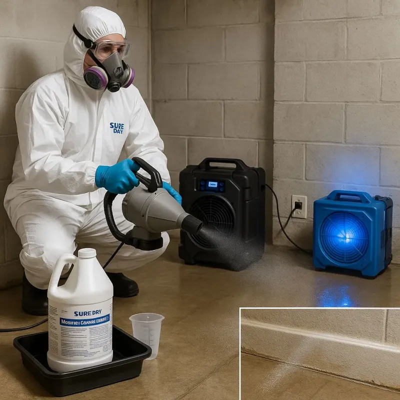 Sanitization and Odor Removal process in Springfield, MN